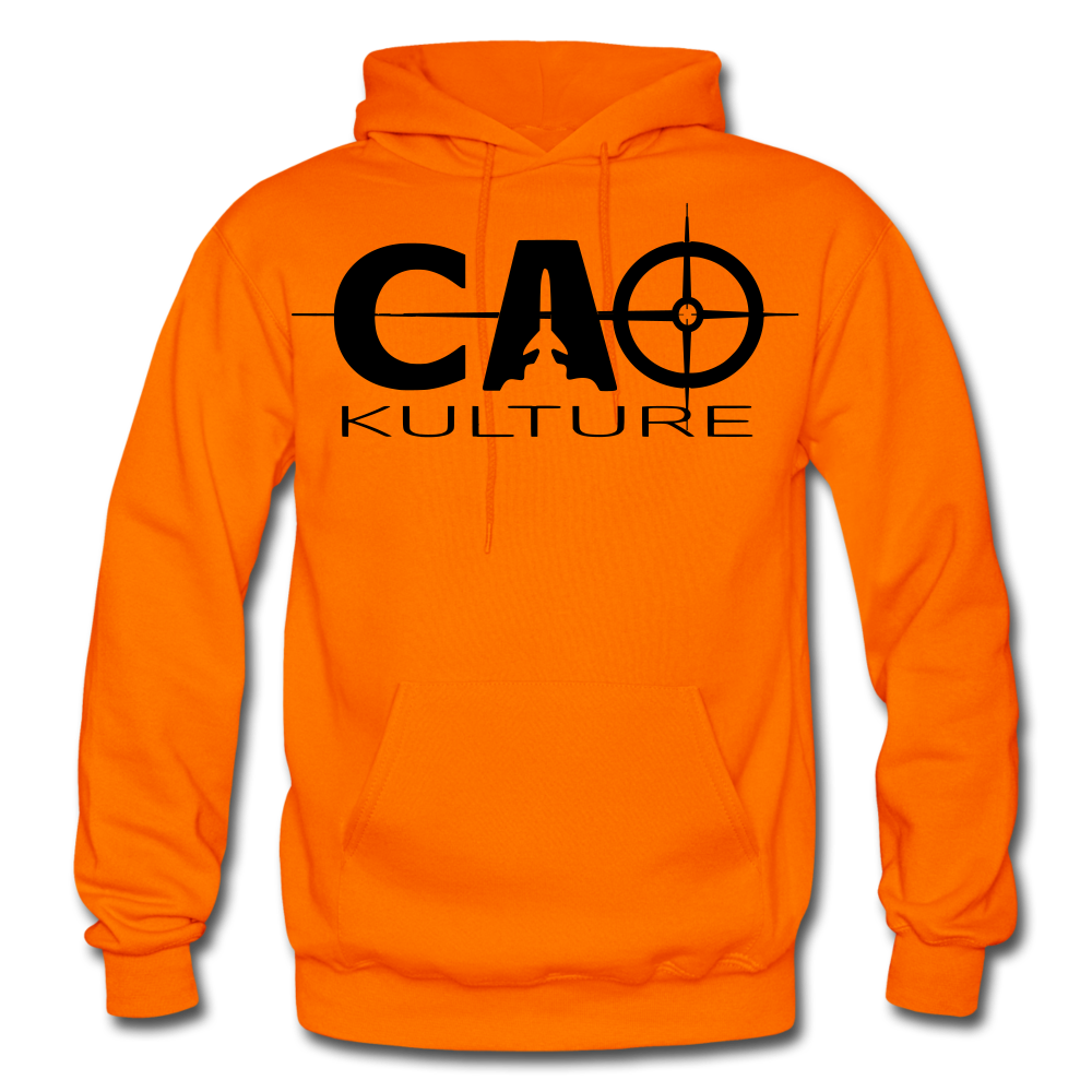 CAO KULTURE (black/white) Hoodie - orange