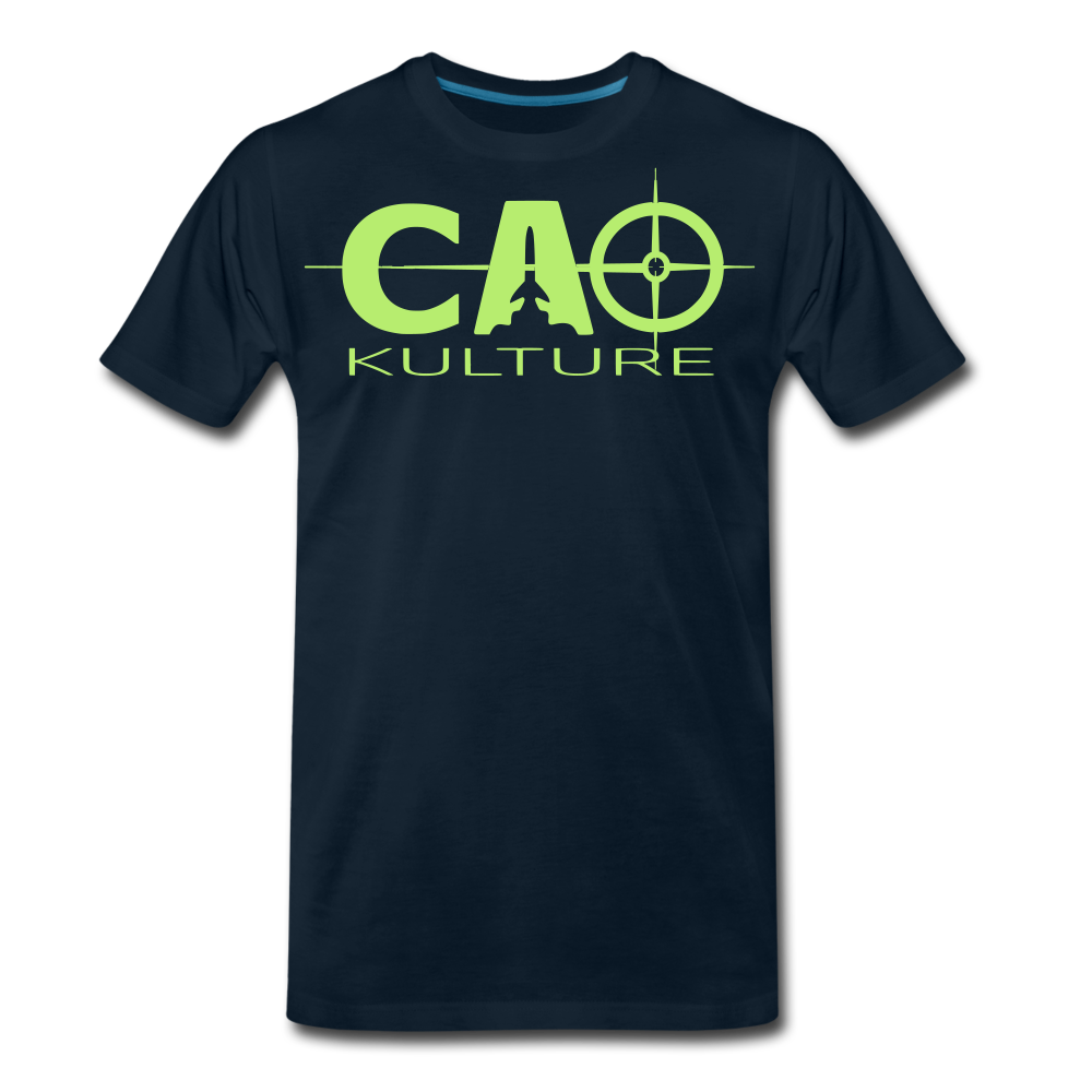 CAO KULTURE (LIGHT GREEN) T-Shirt - deep navy