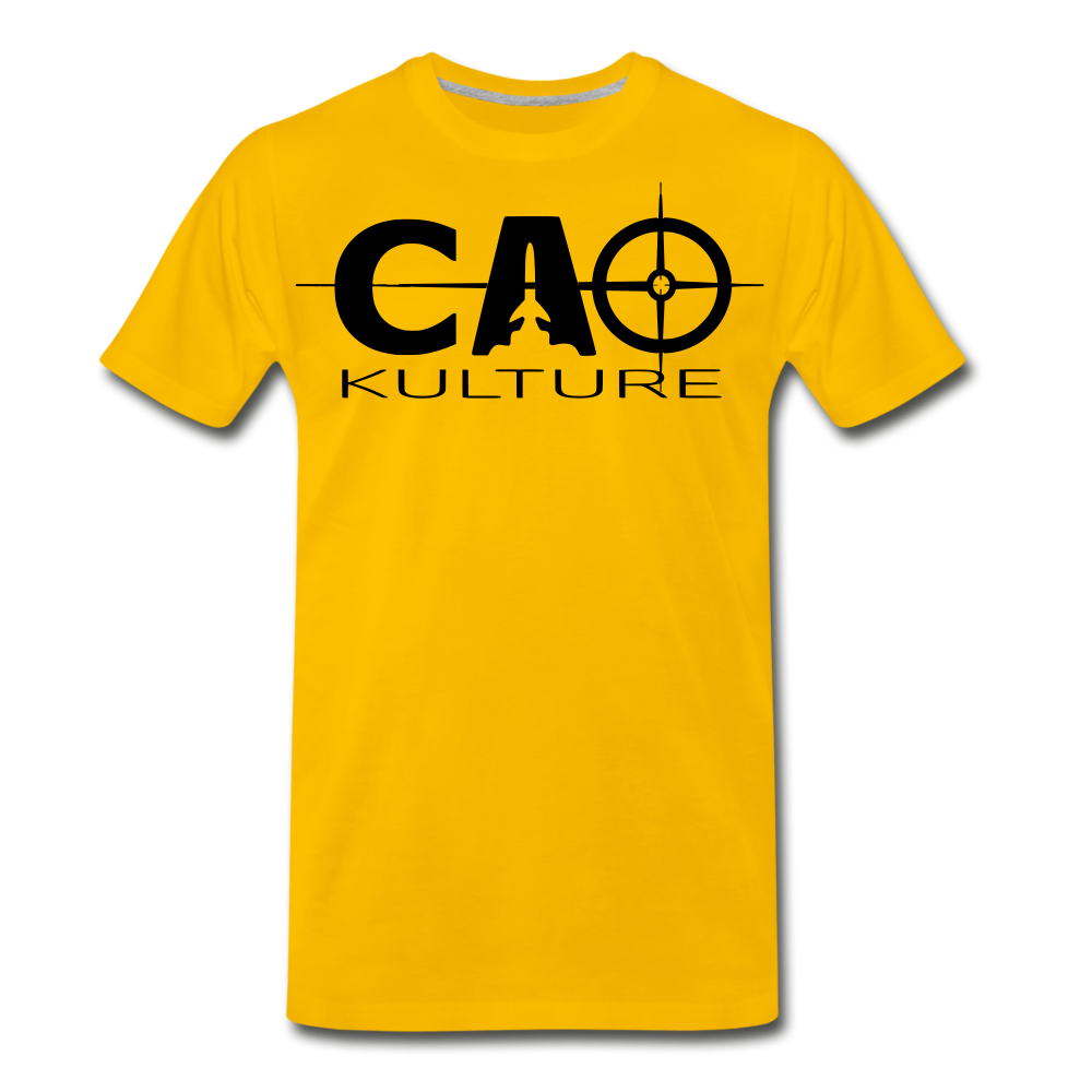 CAO KULTURE (black/yellow) T-Shirt - sun yellow