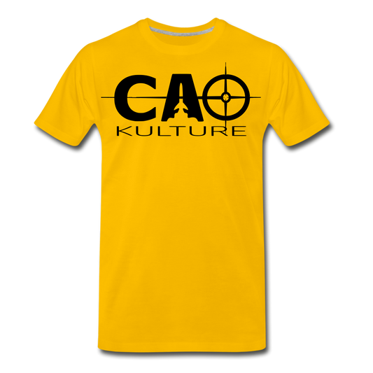CAO KULTURE (black/yellow) T-Shirt - sun yellow
