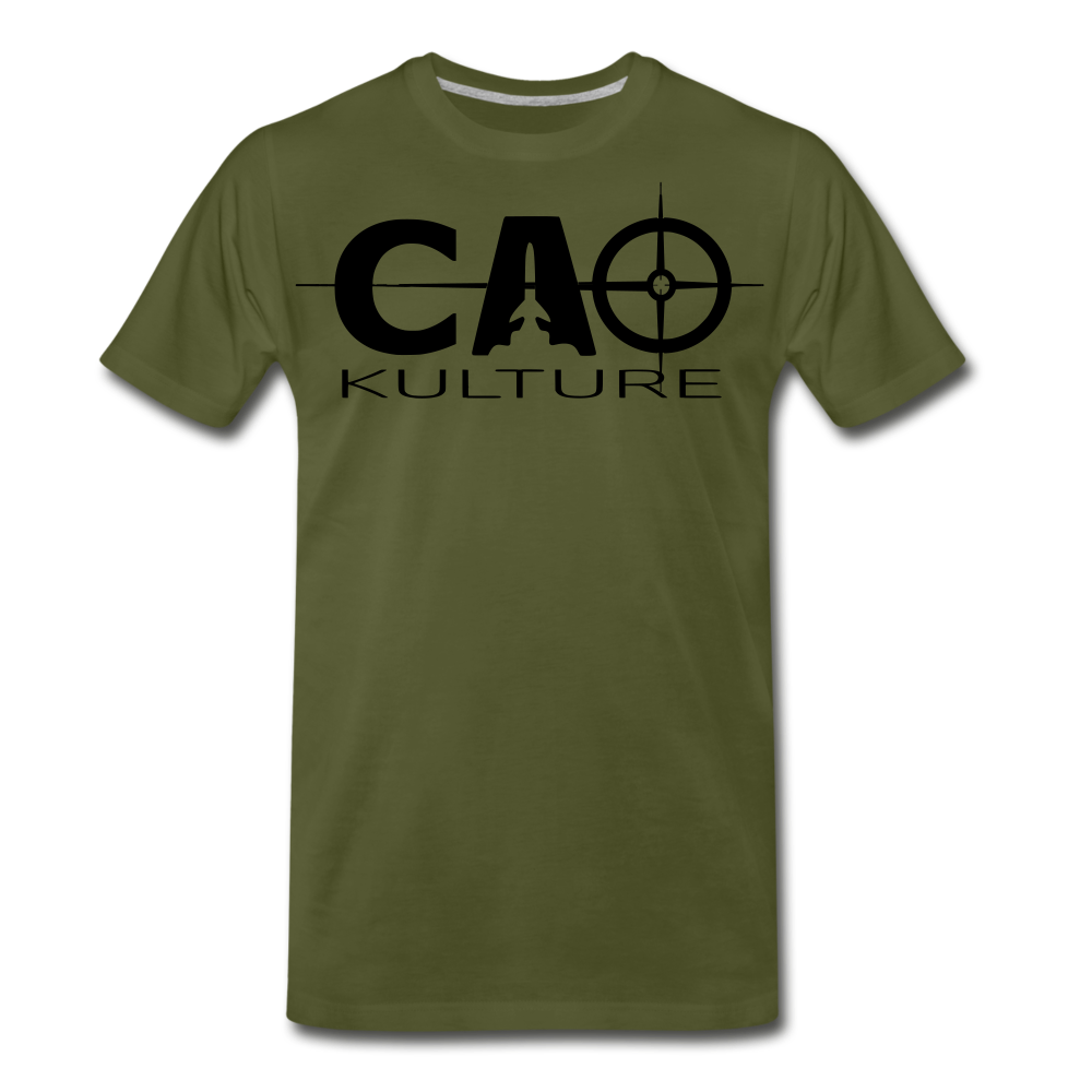 CAO KULTURE (black/yellow) T-Shirt - olive green