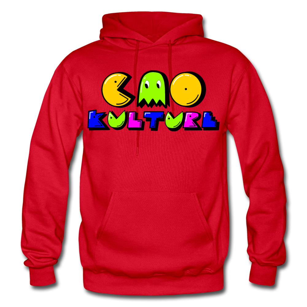 CAO KULTURE (p-man/neongreen) Hoodie - red