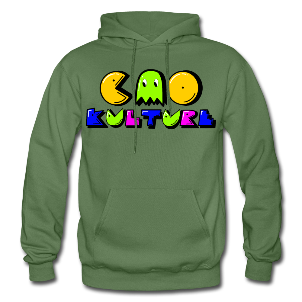 CAO KULTURE (p-man/neongreen) Hoodie - military green