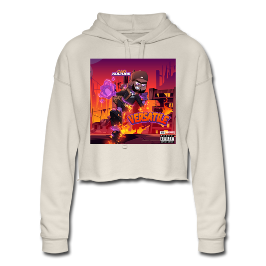 CAO KULTURE VERSATILE Women's Cropped Hoodie - dust