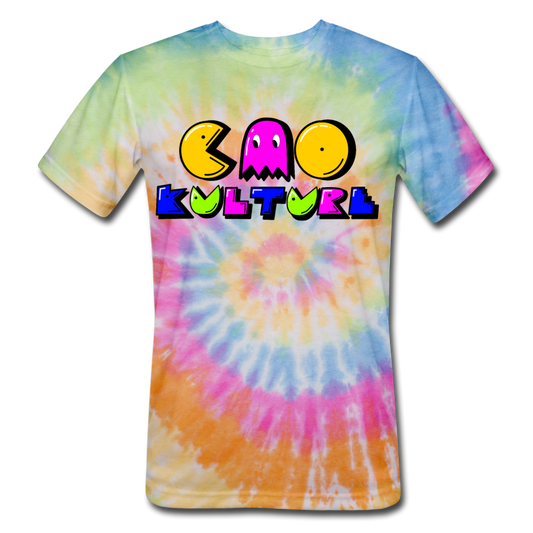 CAOKULTURE Unisex Tie Dye T-Shirt - rainbow