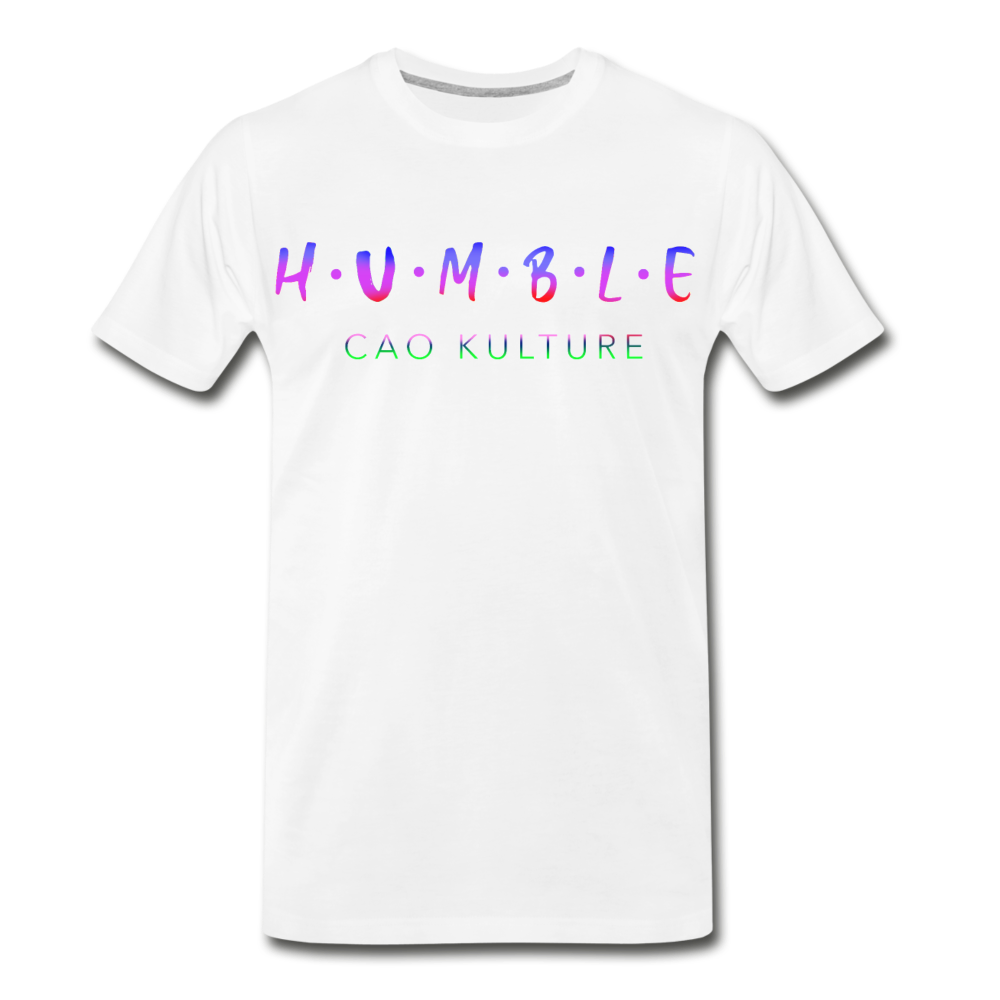 CAO KULTURE HUMBLE BLENDED (LOGO) Men's T-Shirt - white