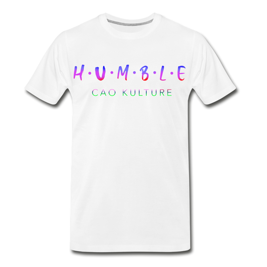 CAO KULTURE HUMBLE BLENDED (LOGO) Men's T-Shirt - white