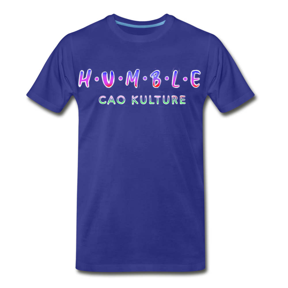 CAO KULTURE HUMBLE BLENDED (LOGO) Men's T-Shirt - royal blue