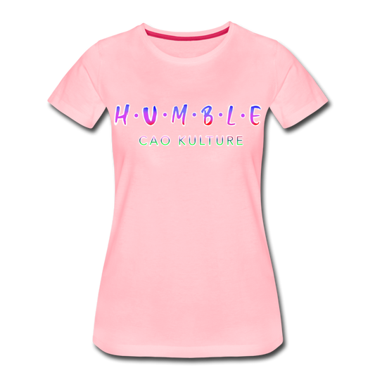 CAO KULTURE HUMBLE BLENDED Women’s Premium T-Shirt - pink