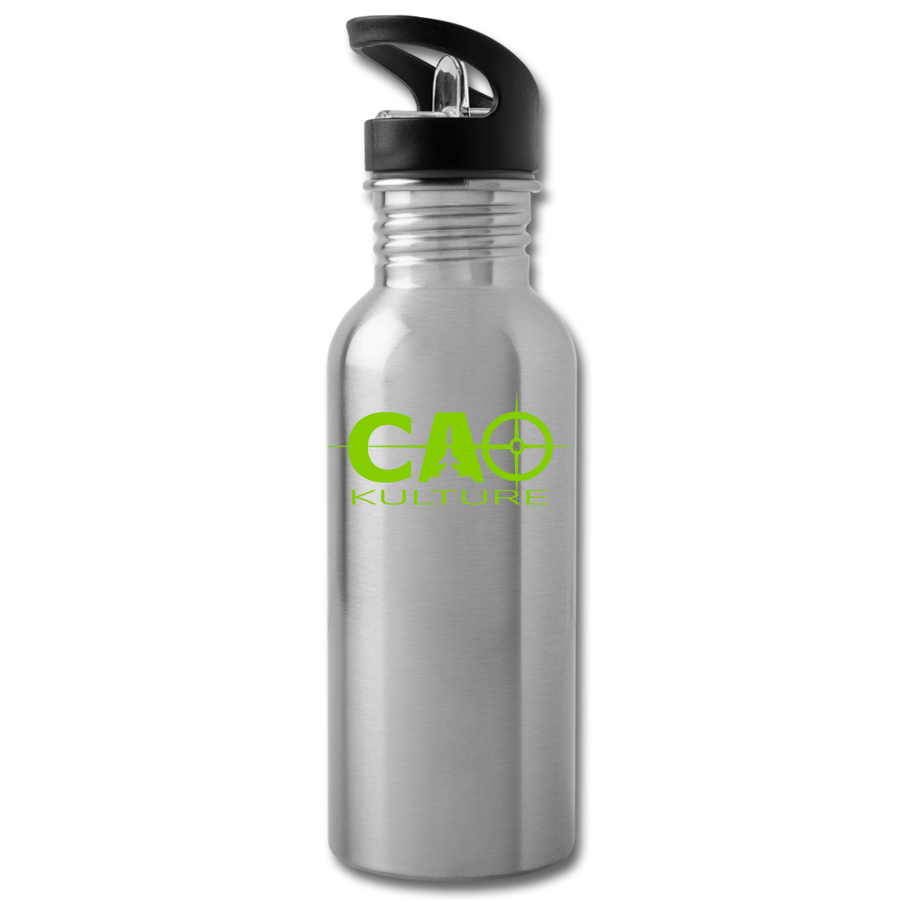 CAO KULTURE ROCKET Water Bottle - silver