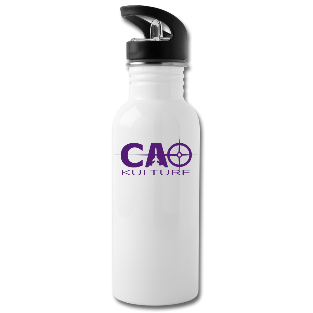 CAO KULTURE ROCKET PURPLE Water Bottle - white