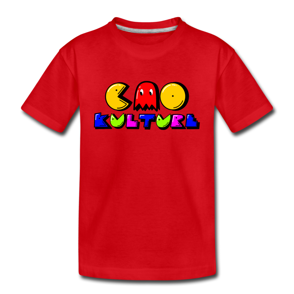 Kids' PACMAN Premium T-Shirt - red