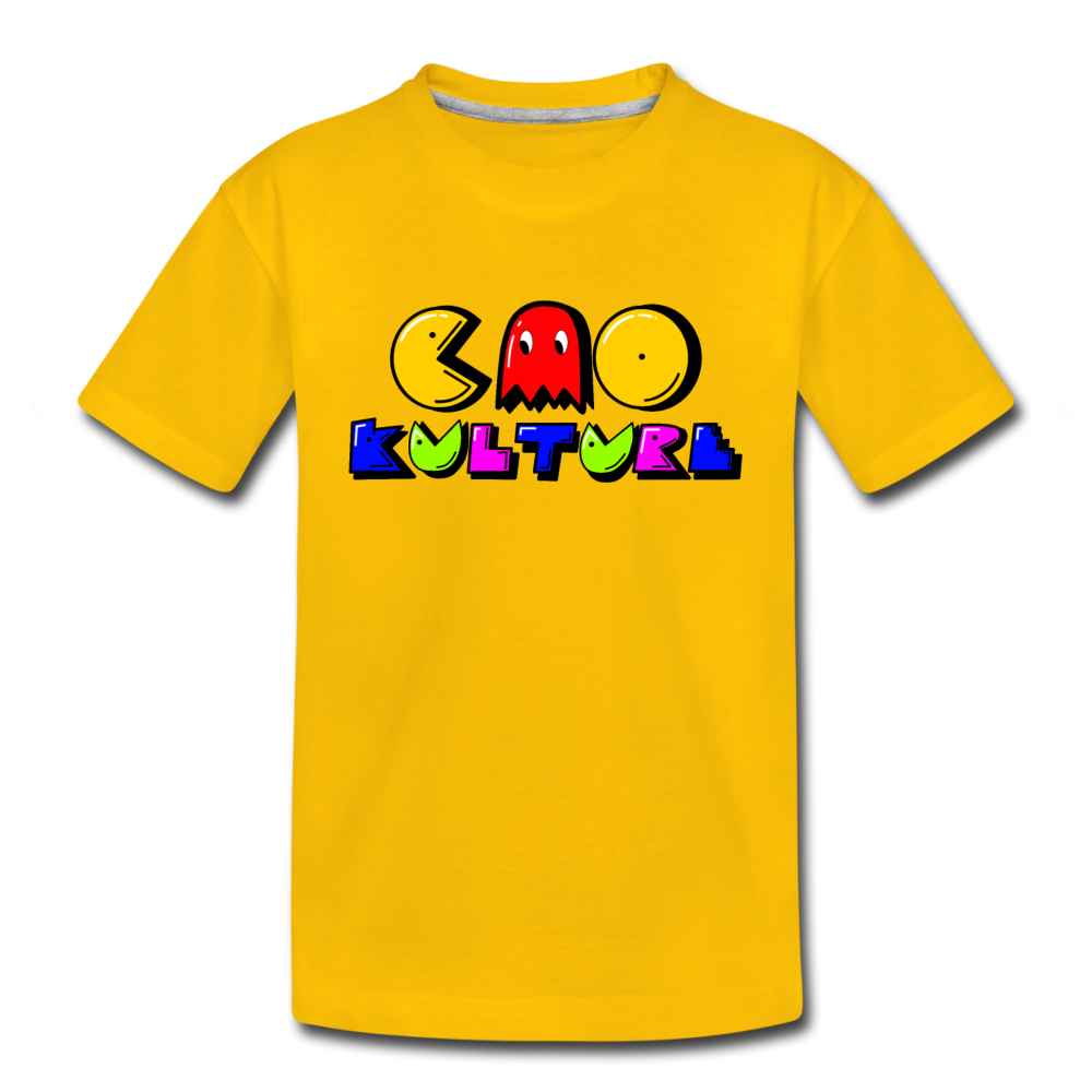 Kids' PACMAN Premium T-Shirt - sun yellow