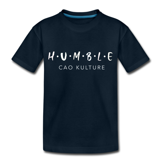 CAO KULTURE HUMBLE Toddler Premium T-Shirt - deep navy