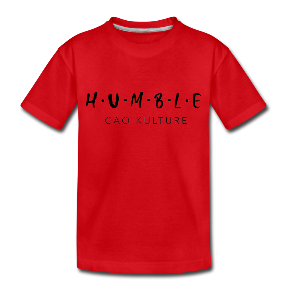 CAO KULTURE HUMBLE BLACK Toddler Premium T-Shirt - red