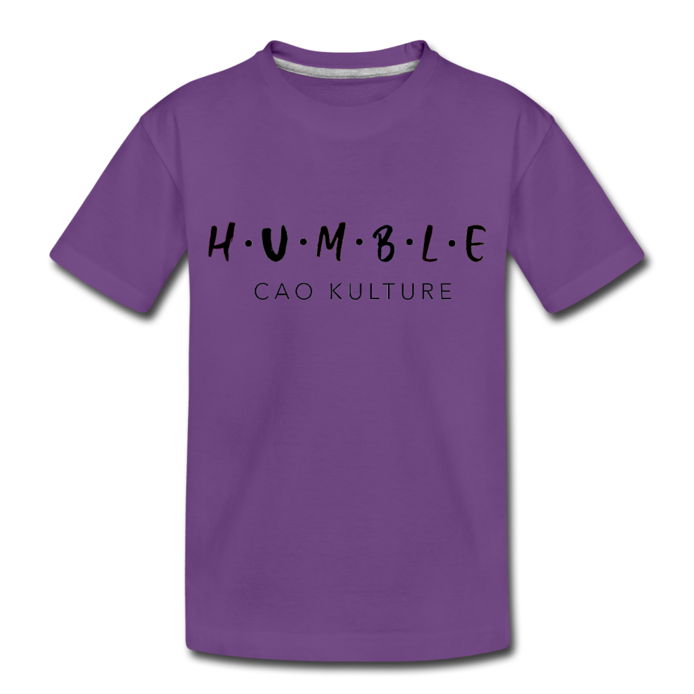 CAO KULTURE HUMBLE BLACK Toddler Premium T-Shirt - purple