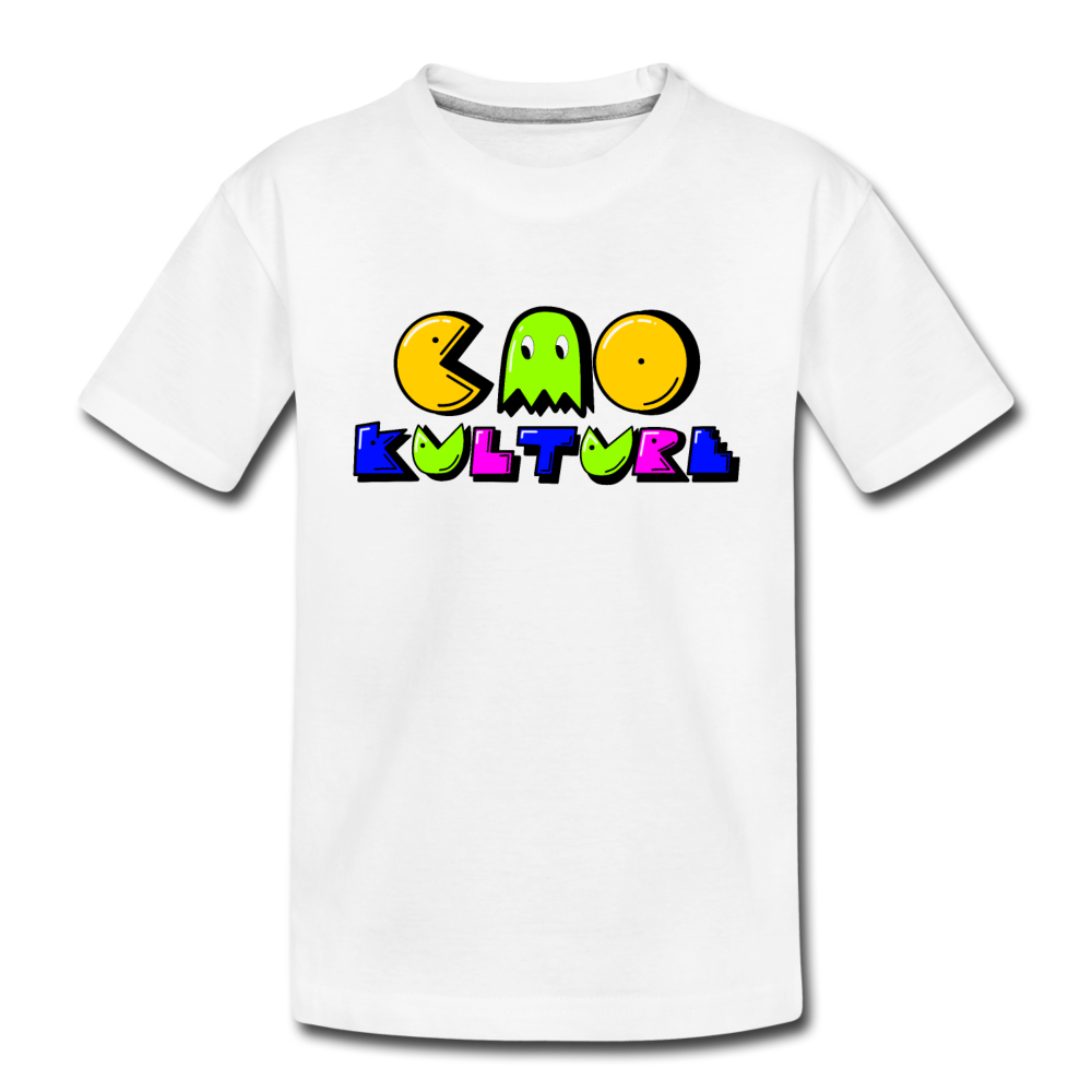 CAO KULTURE P-MAN GREEN Kids' Premium T-Shirt - white