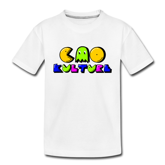 CAO KULTURE P-MAN GREEN Kids' Premium T-Shirt - white