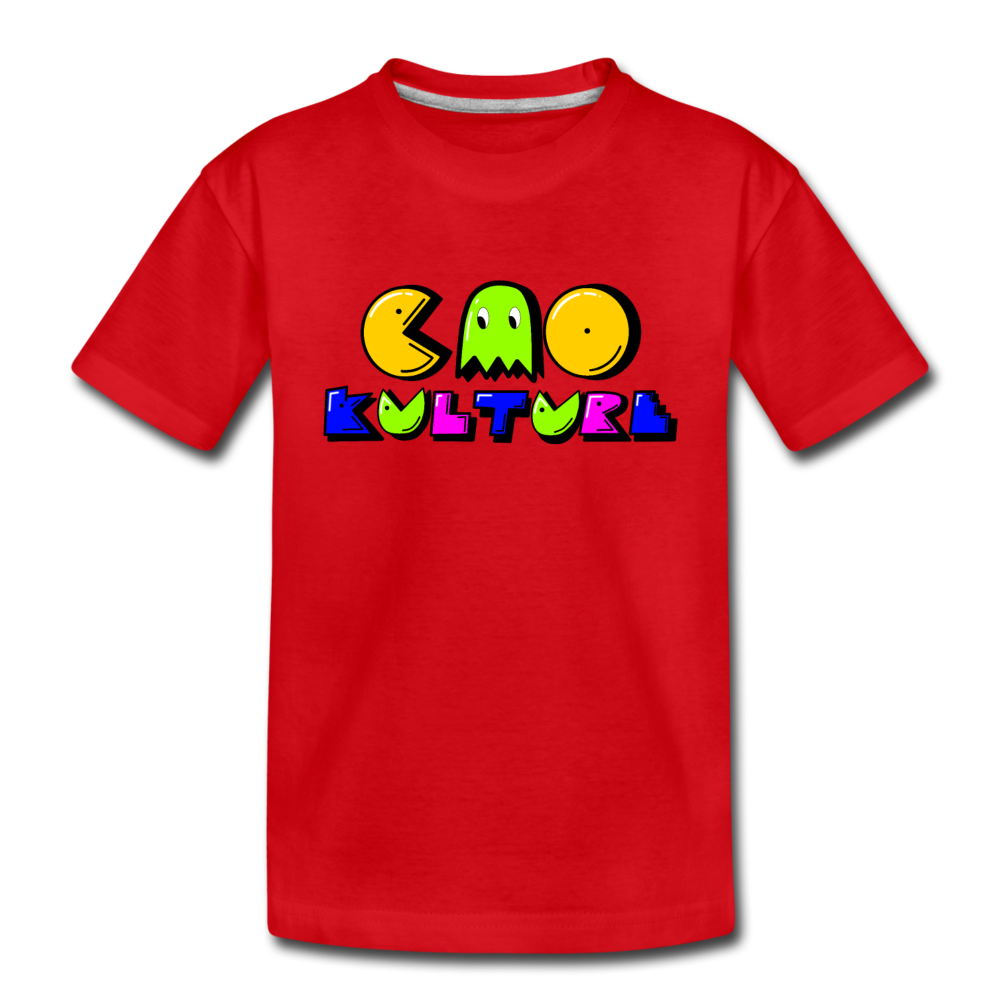CAO KULTURE P-MAN GREEN Kids' Premium T-Shirt - red