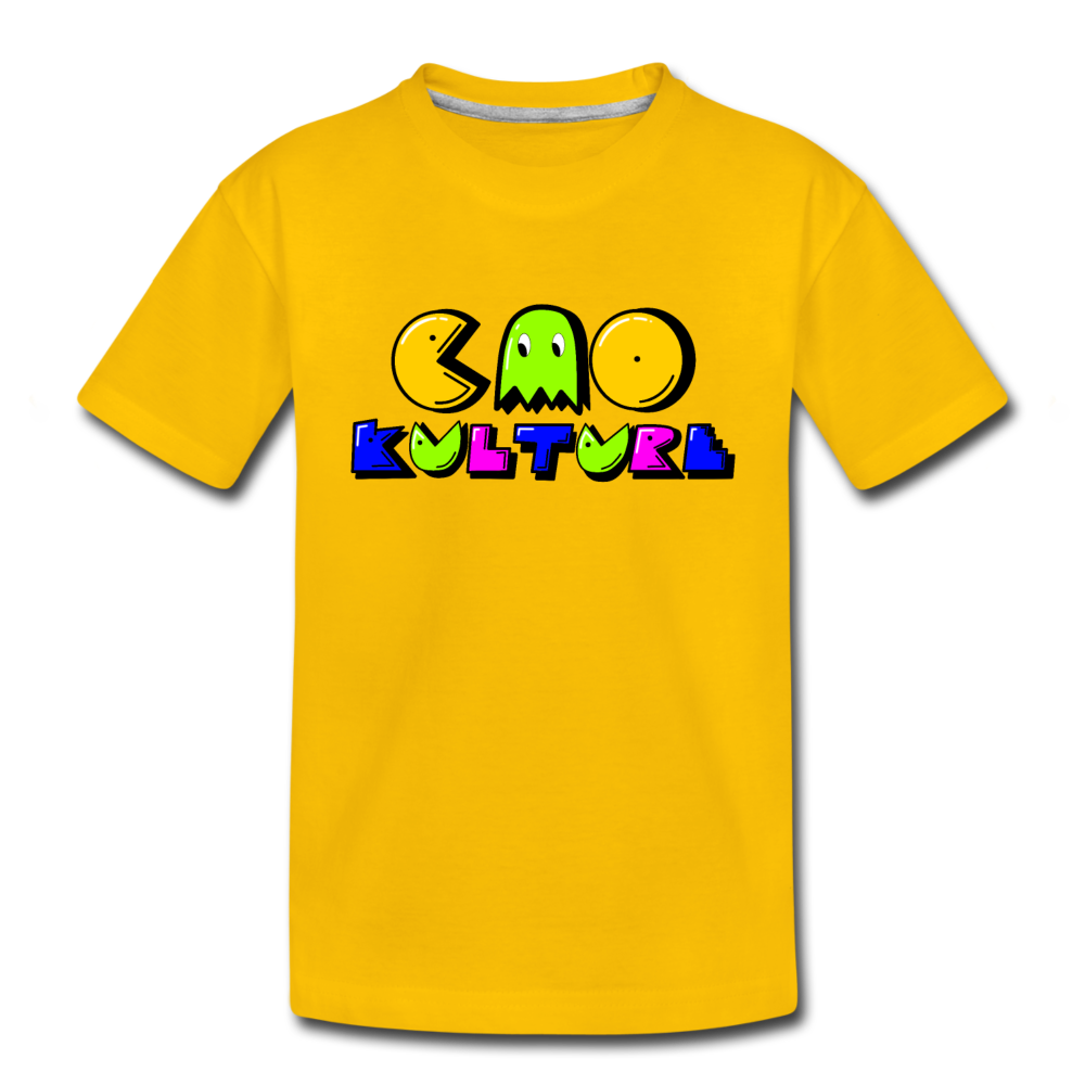 CAO KULTURE P-MAN GREEN Kids' Premium T-Shirt - sun yellow