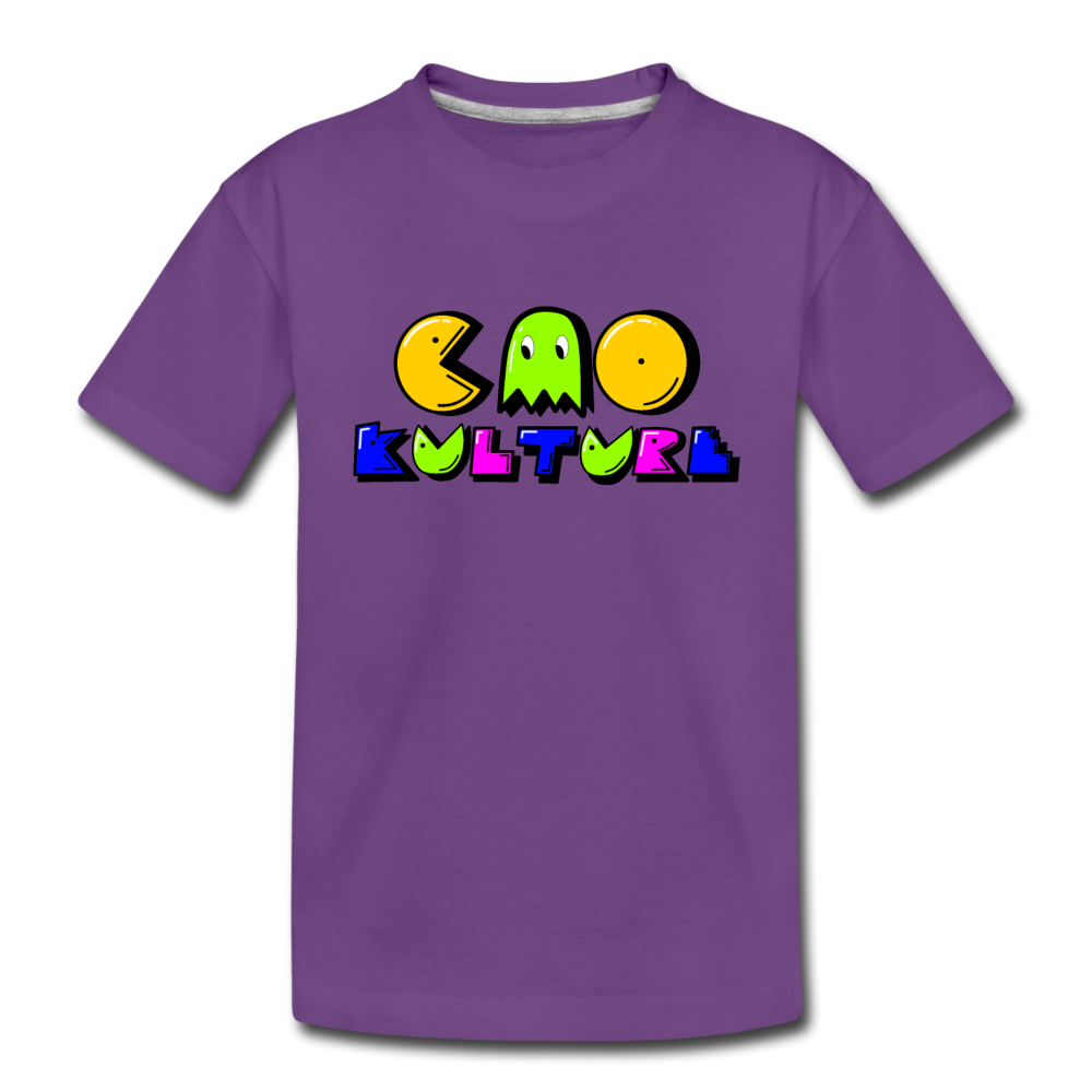 CAO KULTURE P-MAN GREEN Kids' Premium T-Shirt - purple