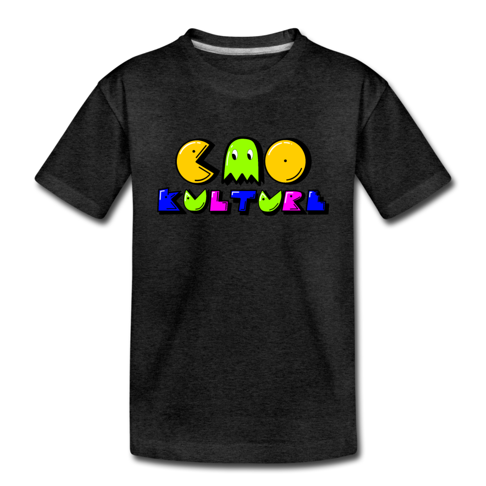 CAO KULTURE P-MAN GREEN Kids' Premium T-Shirt - charcoal gray
