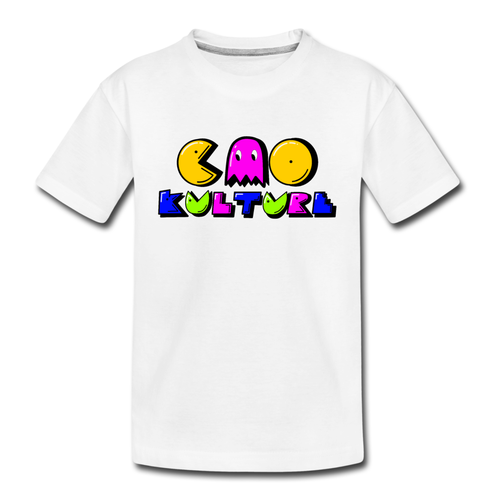 CAO KULTURE P-MAN PINK Kids' Premium T-Shirt - white