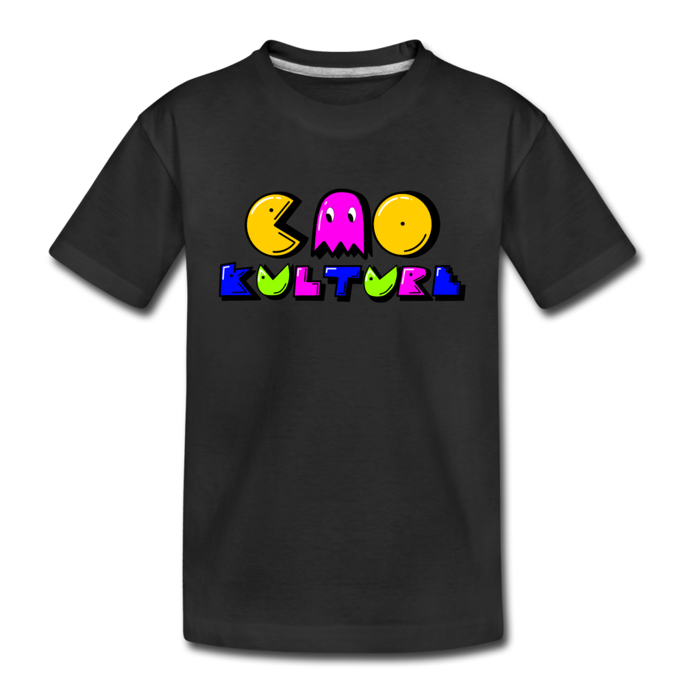 CAO KULTURE P-MAN PINK Kids' Premium T-Shirt - black