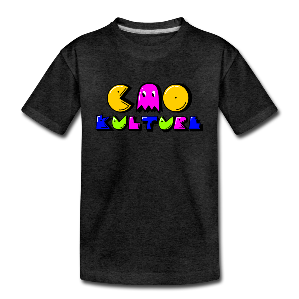 CAO KULTURE P-MAN PINK Kids' Premium T-Shirt - charcoal gray