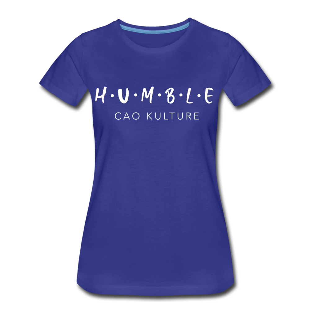 CAO KULTURE WHITE HUMBLE Women’s T-Shirt - royal blue