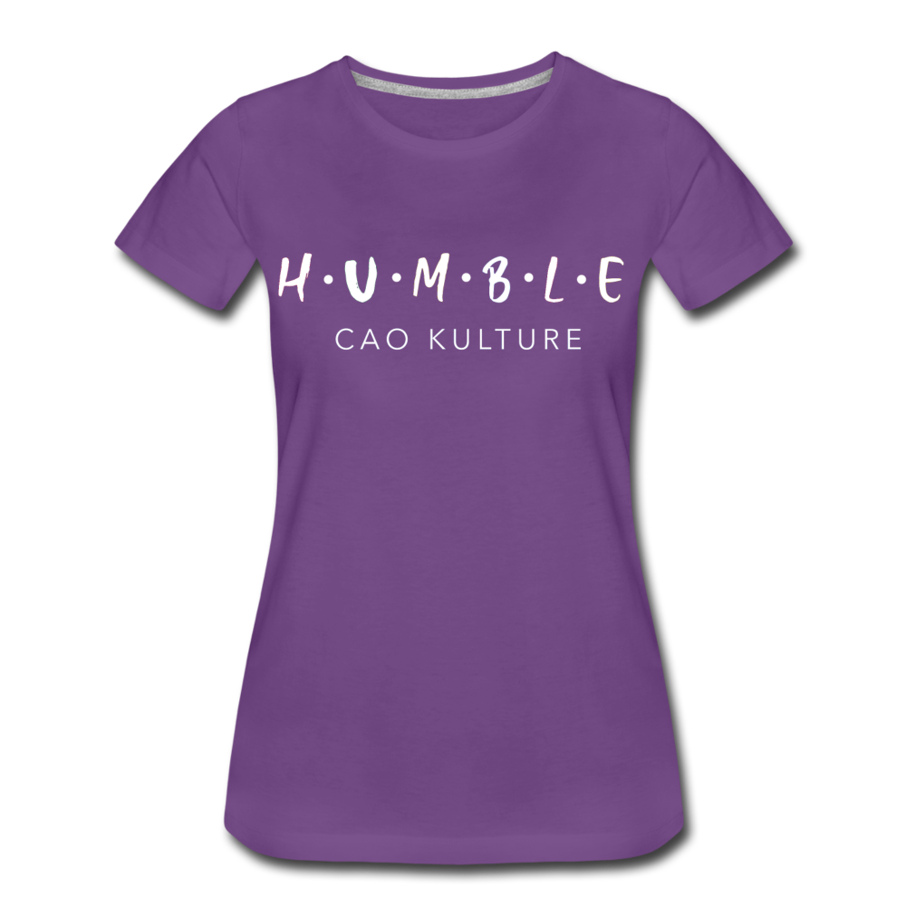 CAO KULTURE WHITE HUMBLE Women’s T-Shirt - purple
