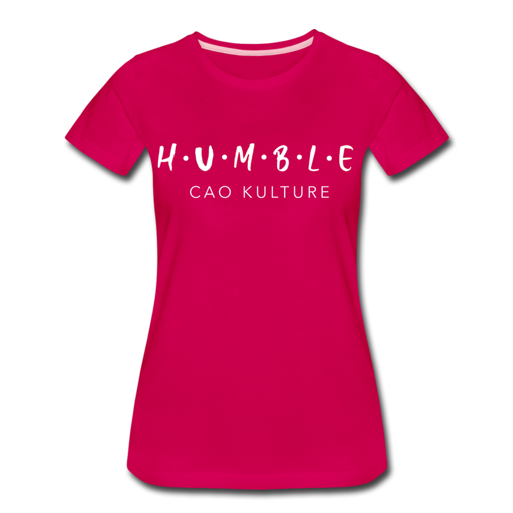 CAO KULTURE WHITE HUMBLE Women’s T-Shirt - dark pink