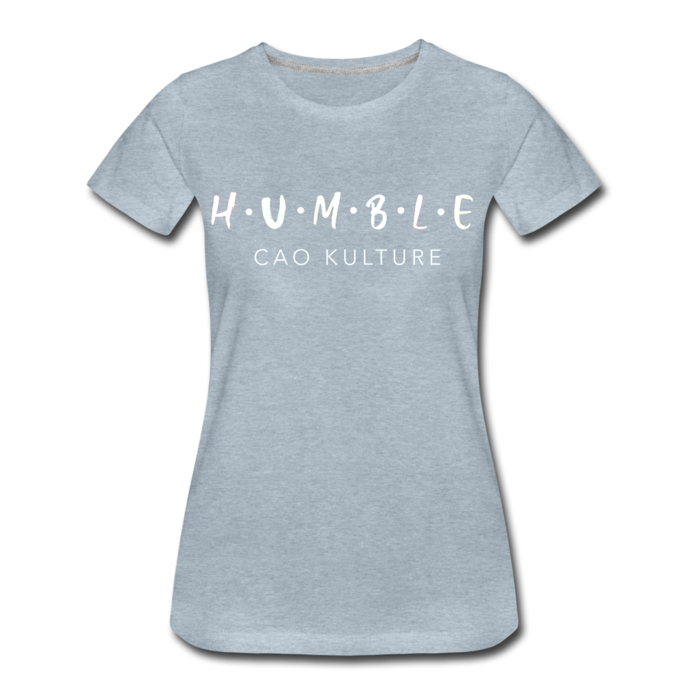 CAO KULTURE WHITE HUMBLE Women’s T-Shirt - heather ice blue