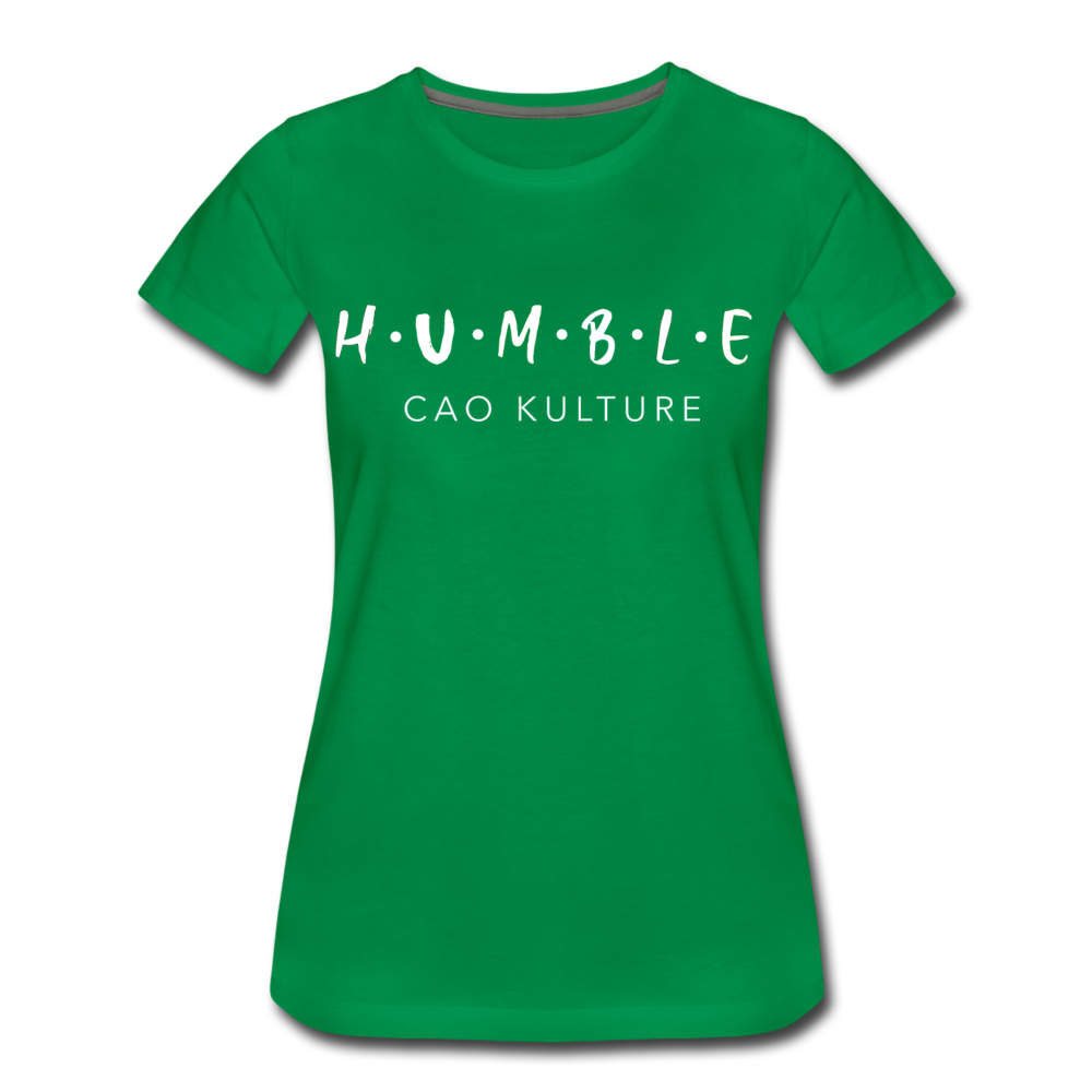 CAO KULTURE WHITE HUMBLE Women’s T-Shirt - kelly green